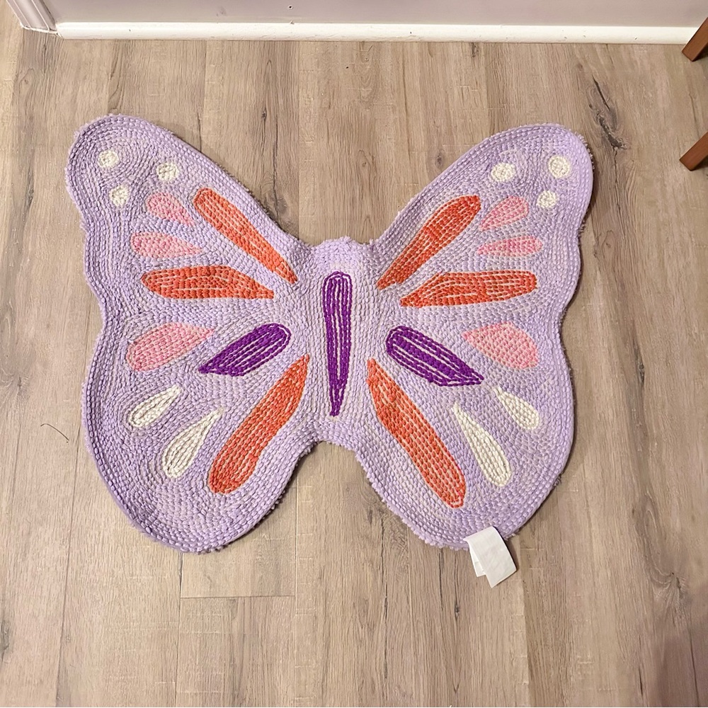 Y2K Butterfly Rug - Picture 3 of 4